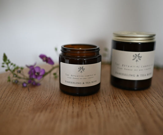 Darjeeling & Tea Rose Candle by Botanical Candle Co.