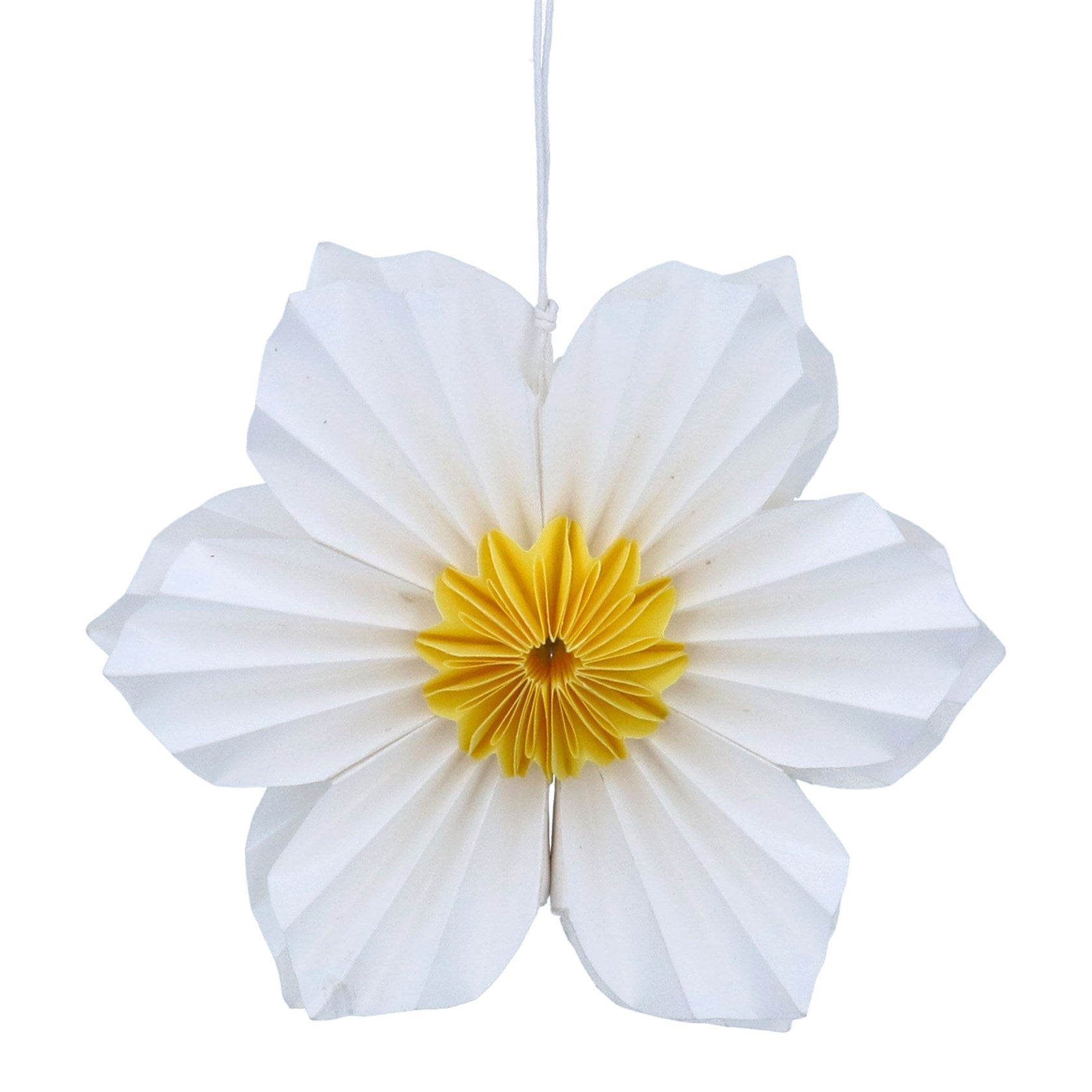 White Paper Flower Decoration, Medium