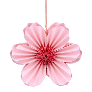 Pale Pink Paper Flower Decoration, Medium