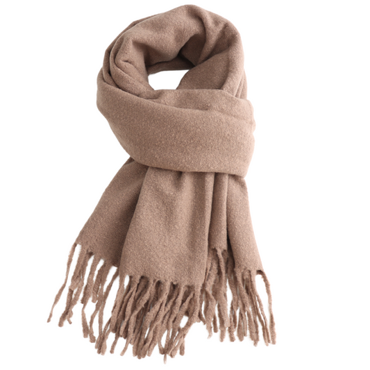 Plain Thick Scarf, Three Colours