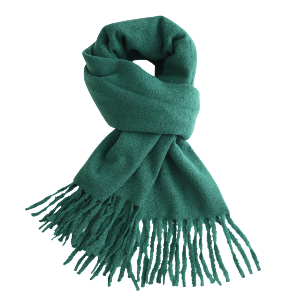 Plain Thick Scarf, Three Colours