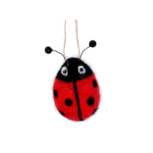 Wool Ladybird Decoration