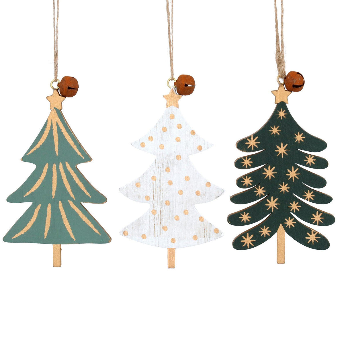 Wood Christmas Tree Decoration