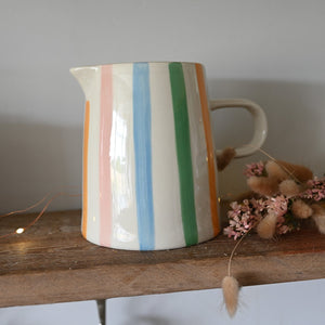 Multi Stripe Jug