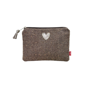 Herringbone Heart Purse