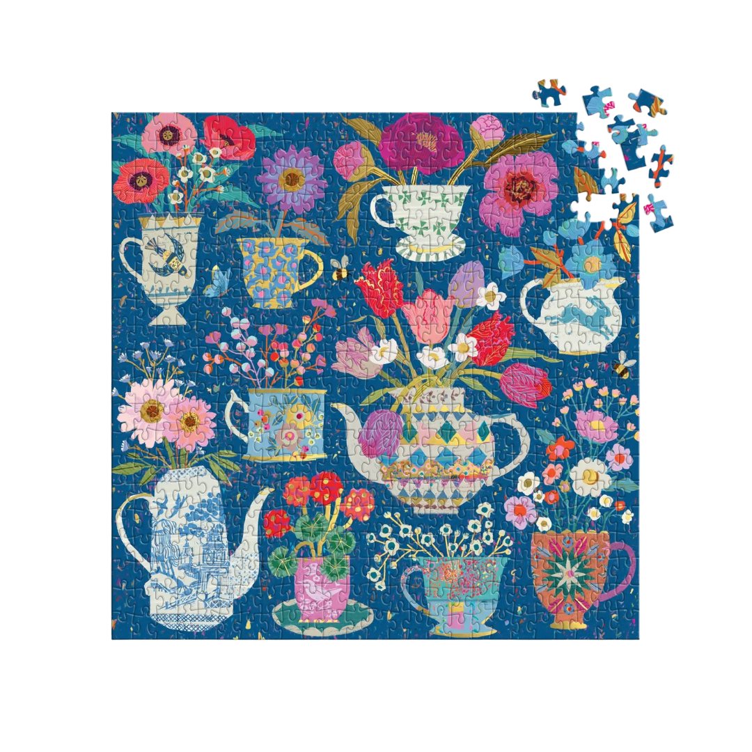 Potted Tea Cup 500 Piece Jigsaw