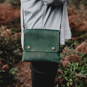 Botanical Leather Medium Cross Body Bag