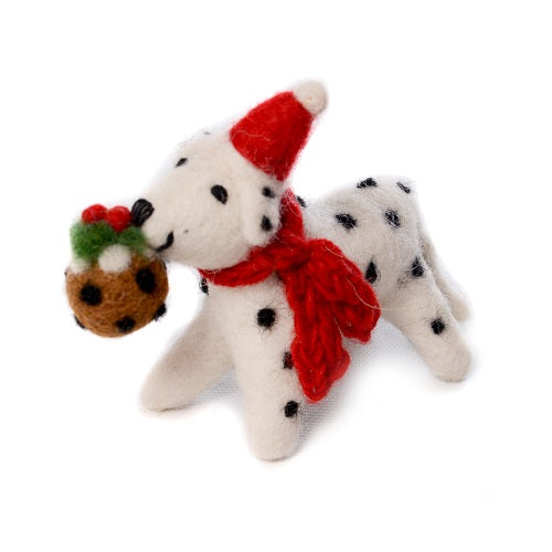 Felt Dalmatian Tree Decoration