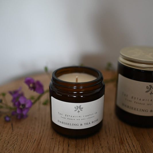 Darjeeling & Tea Rose Candle by Botanical Candle Co.