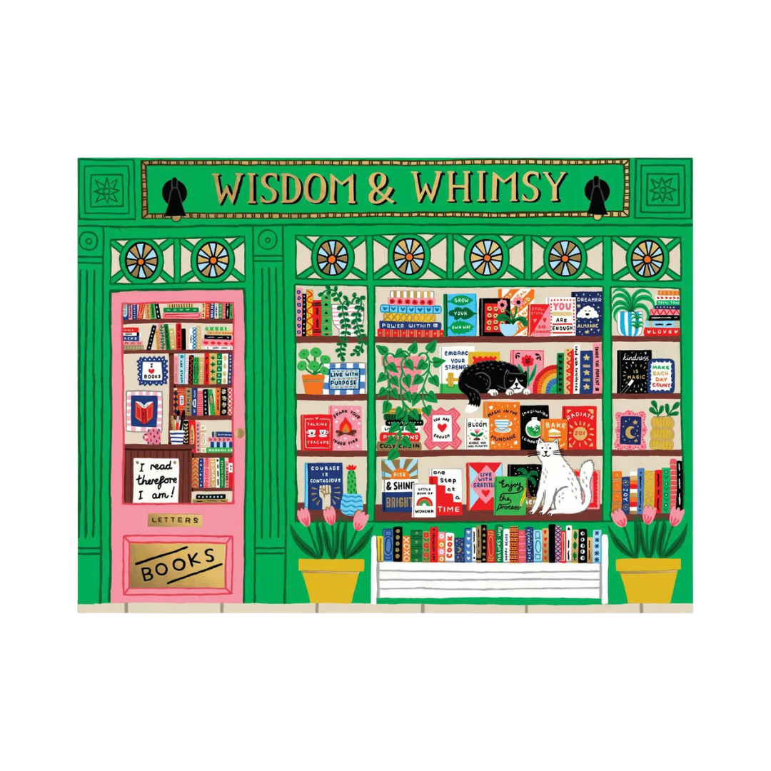 Wisdom and Whimsy Bookshop Jigsaw
