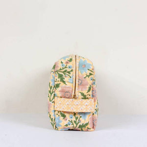 Floribunda Large Washbag, Buttermilk