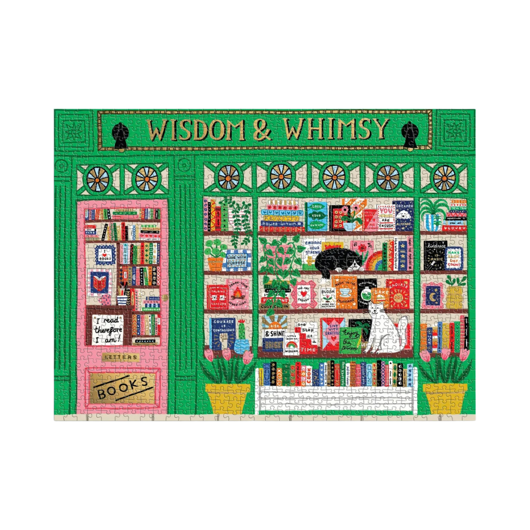 Wisdom and Whimsy Bookshop Jigsaw