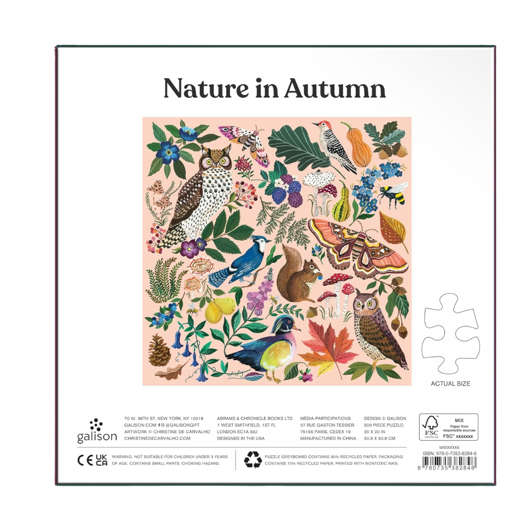 Nature in Autumn 500 Piece Jigsaw