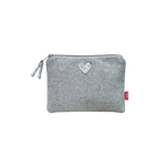 Load image into Gallery viewer, Herringbone Heart Purse
