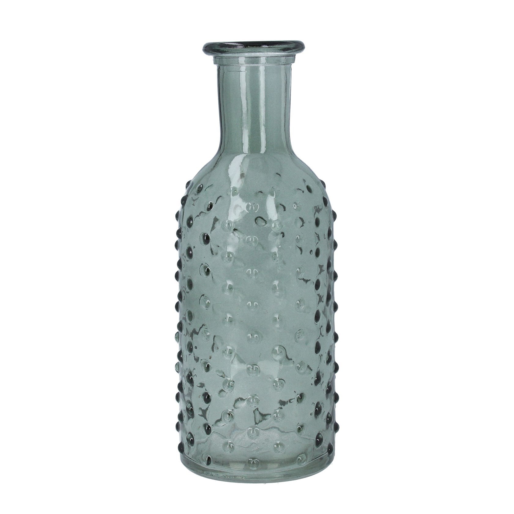 Dimple Glass Bottle Vase