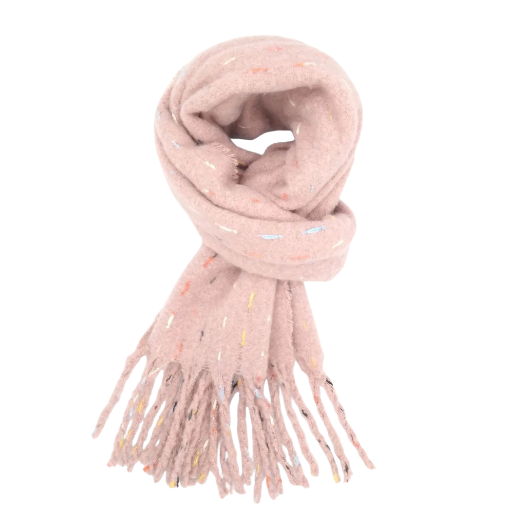 Multi Fleck Woolly Scarf