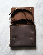 Load image into Gallery viewer, Botanical Leather Medium Cross Body Bag
