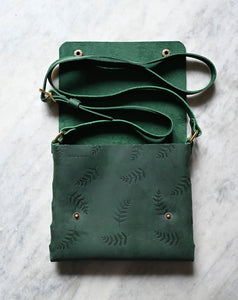 Botanical Leather Medium Cross Body Bag