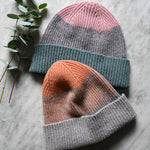 Load image into Gallery viewer, Lambswool Marl Ribbed Beanie
