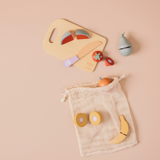 Wooden Food Playset