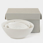 Load image into Gallery viewer, Set of Three Porcelain Bowls
