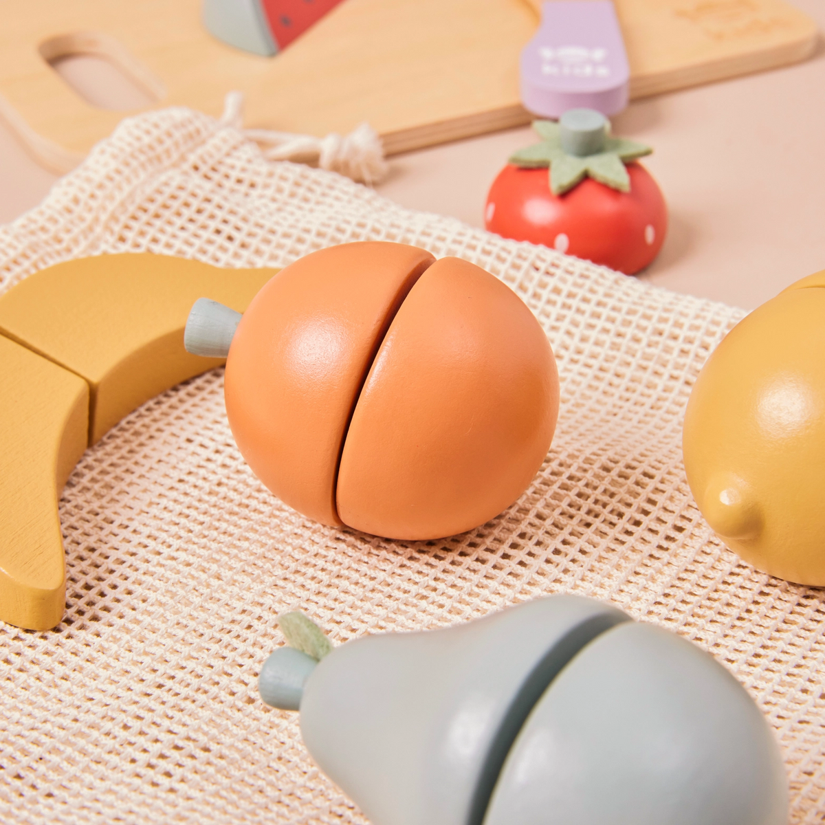 Wooden Food Playset