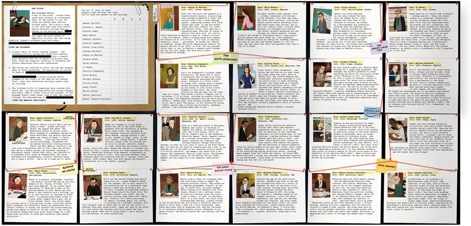 Literary Detectives Murder Club Jigsaw