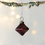 Load image into Gallery viewer, Red Ribbed Lantern Decoration
