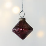 Load image into Gallery viewer, Red Ribbed Lantern Decoration
