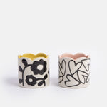 Load image into Gallery viewer, Flower and Hearts Egg Cup Set

