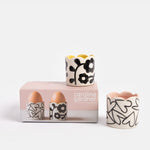 Load image into Gallery viewer, Flower and Hearts Egg Cup Set
