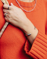 Load image into Gallery viewer, Silver Double Layer Feature Necklace
