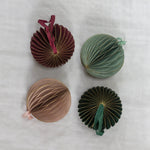 Load image into Gallery viewer, Set of 4 Honeycomb Baubles
