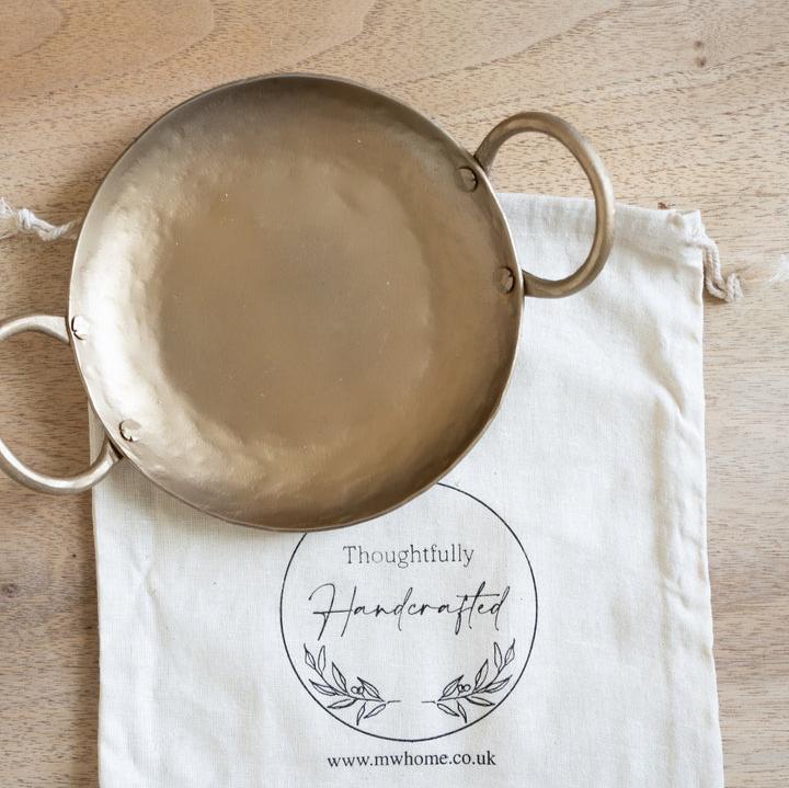 Forged Round Candle Plate