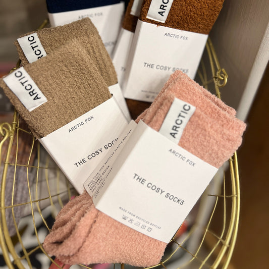 The Cosy Socks, Available in four colours