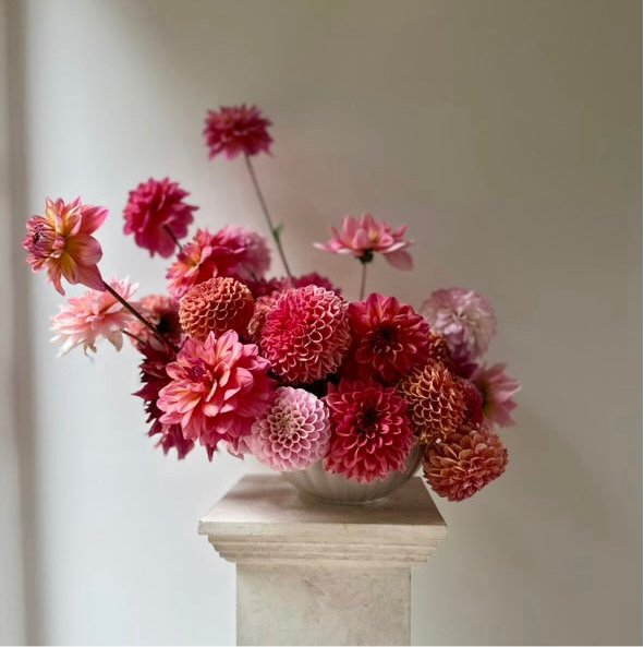 Dahlia Bowl Workshop with Ottilies Flowers