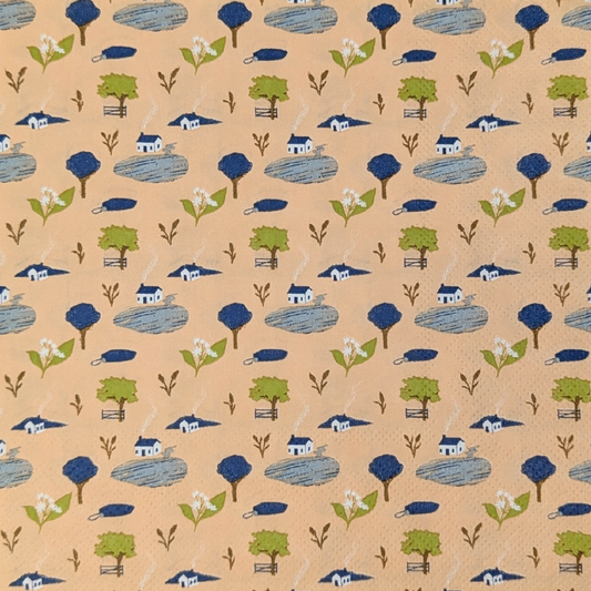 House by the Lake Napkins