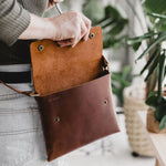 Load image into Gallery viewer, Large Cross Body Leather Bag
