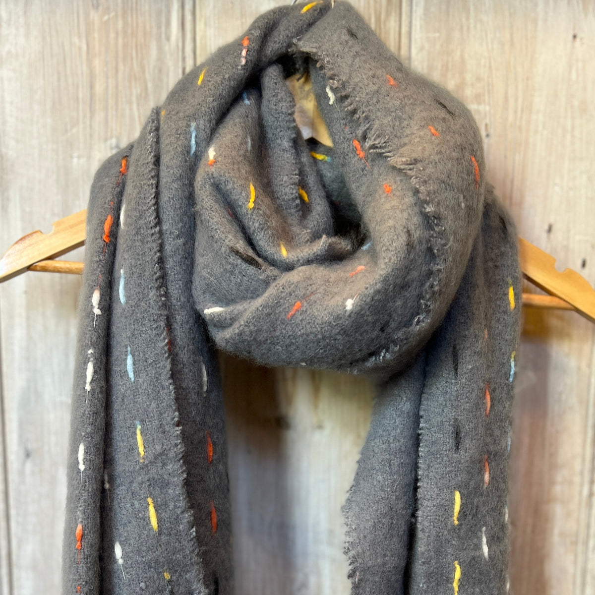 Multi Fleck Woolly Scarf