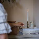 Load image into Gallery viewer, Antique Brass Bow Candle Stick
