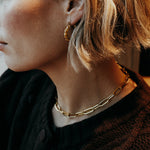 Load image into Gallery viewer, Gold Chunky Chain Link Necklace
