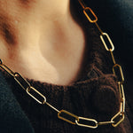 Load image into Gallery viewer, Gold Chunky Chain Link Necklace

