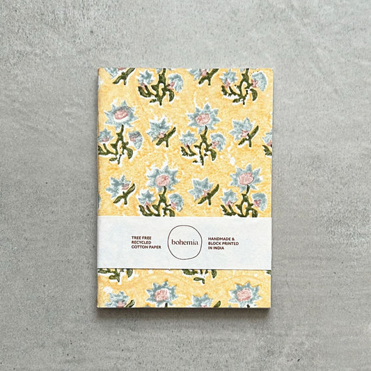 Posie Small Notebook, Buttermilk