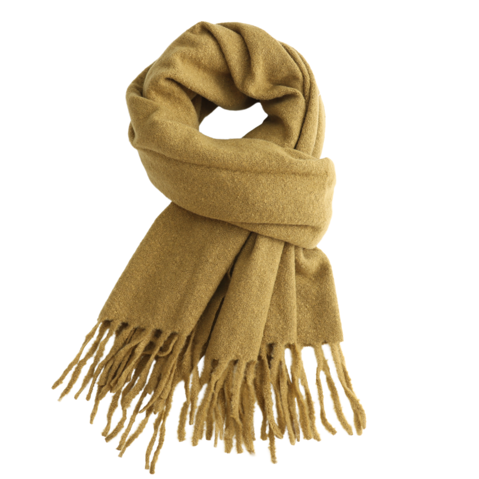 Plain Thick Scarf, Three Colours