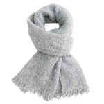 Load image into Gallery viewer, Plain Teddy Wool Scarf, Two Colours
