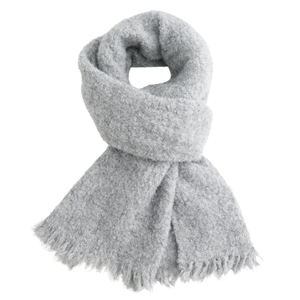 Plain Teddy Wool Scarf, Two Colours