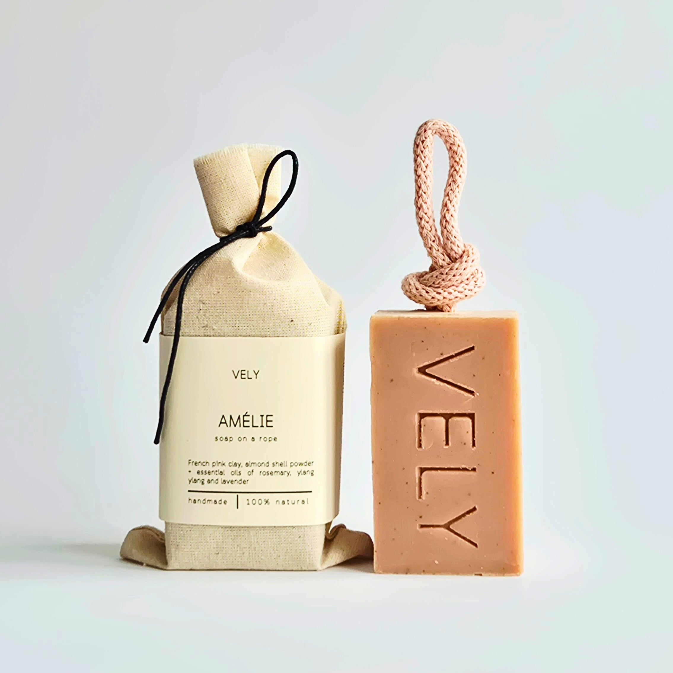 Natural Handmade Soap on a Rope