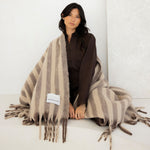 Load image into Gallery viewer, Wool Stripe Throw
