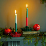 Load image into Gallery viewer, Ombre Ribbed Dinner Candles Set
