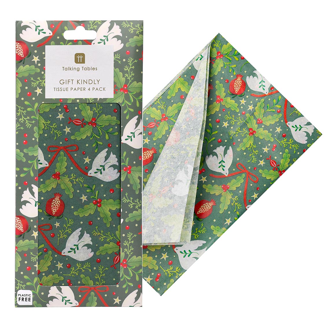 Green Folklore Tissue Paper